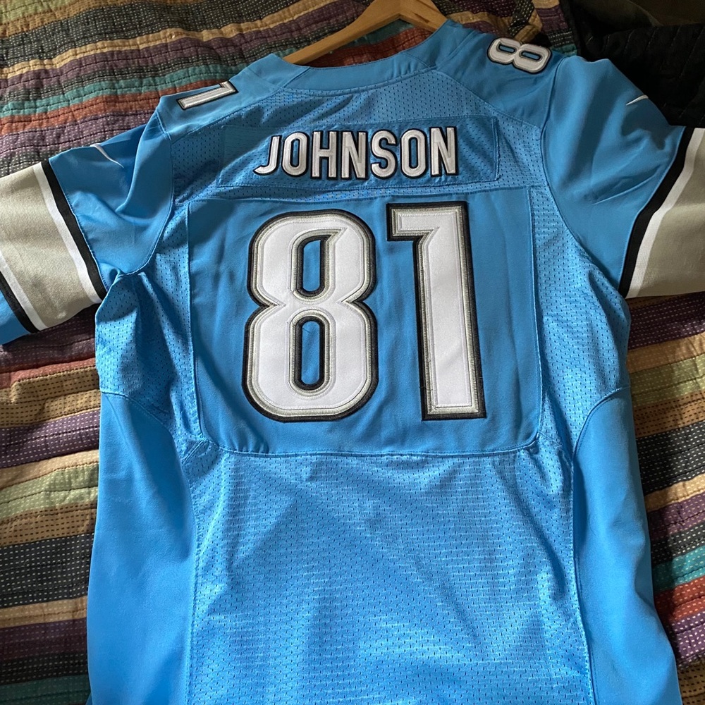 Calvin Johnson HOF stitched Jersey new size 44